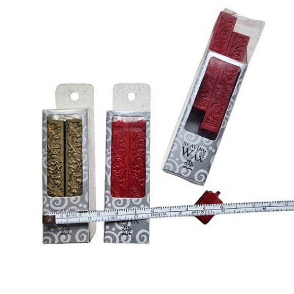 Gartner Studios Sealing Wax Bundle of 2 Gold Burgundy NIB - Picture 5 of 6